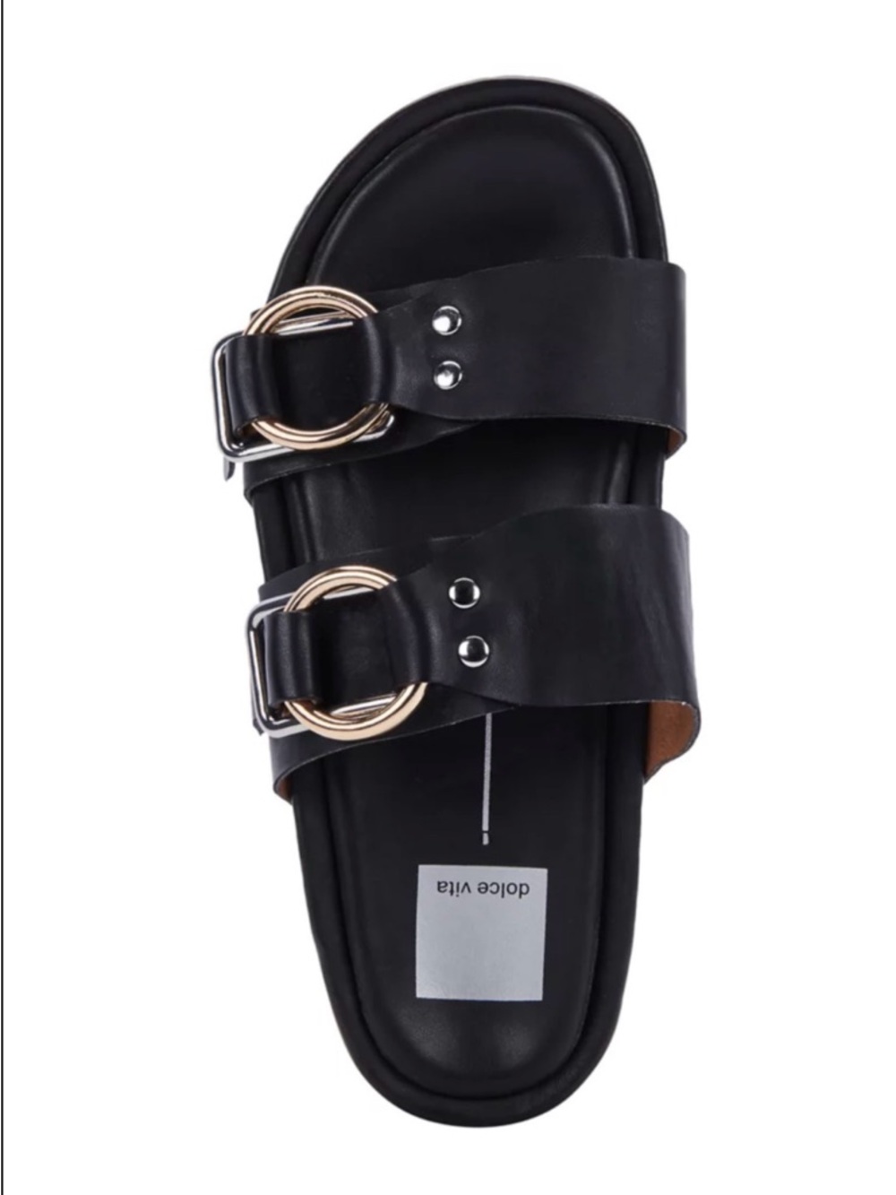 Dolce Vita Black Platform Sandals | Size 8 |